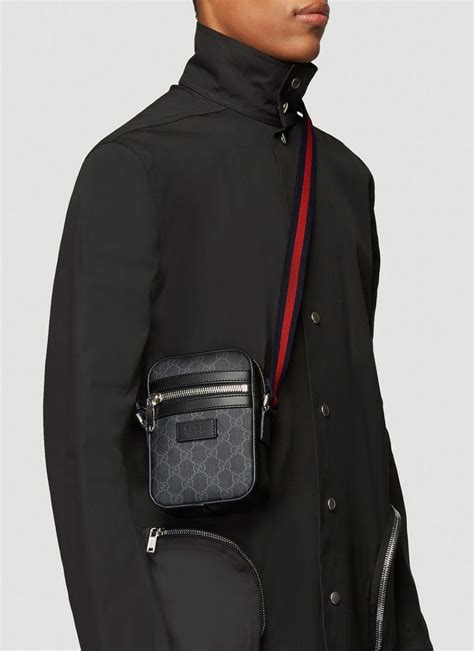 how to wear gucci belt bag men|gucci cross body bag men.